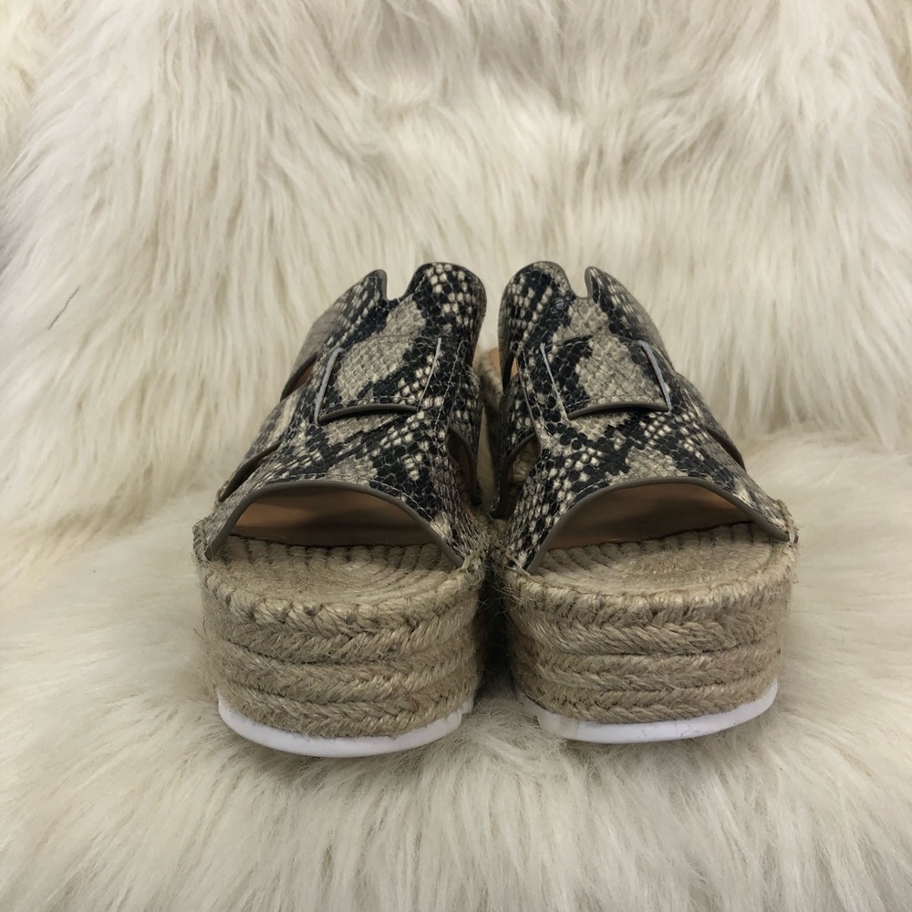 Marc Fisher Python Snakeskin Robbyn Espadrille 8.5 - image 3